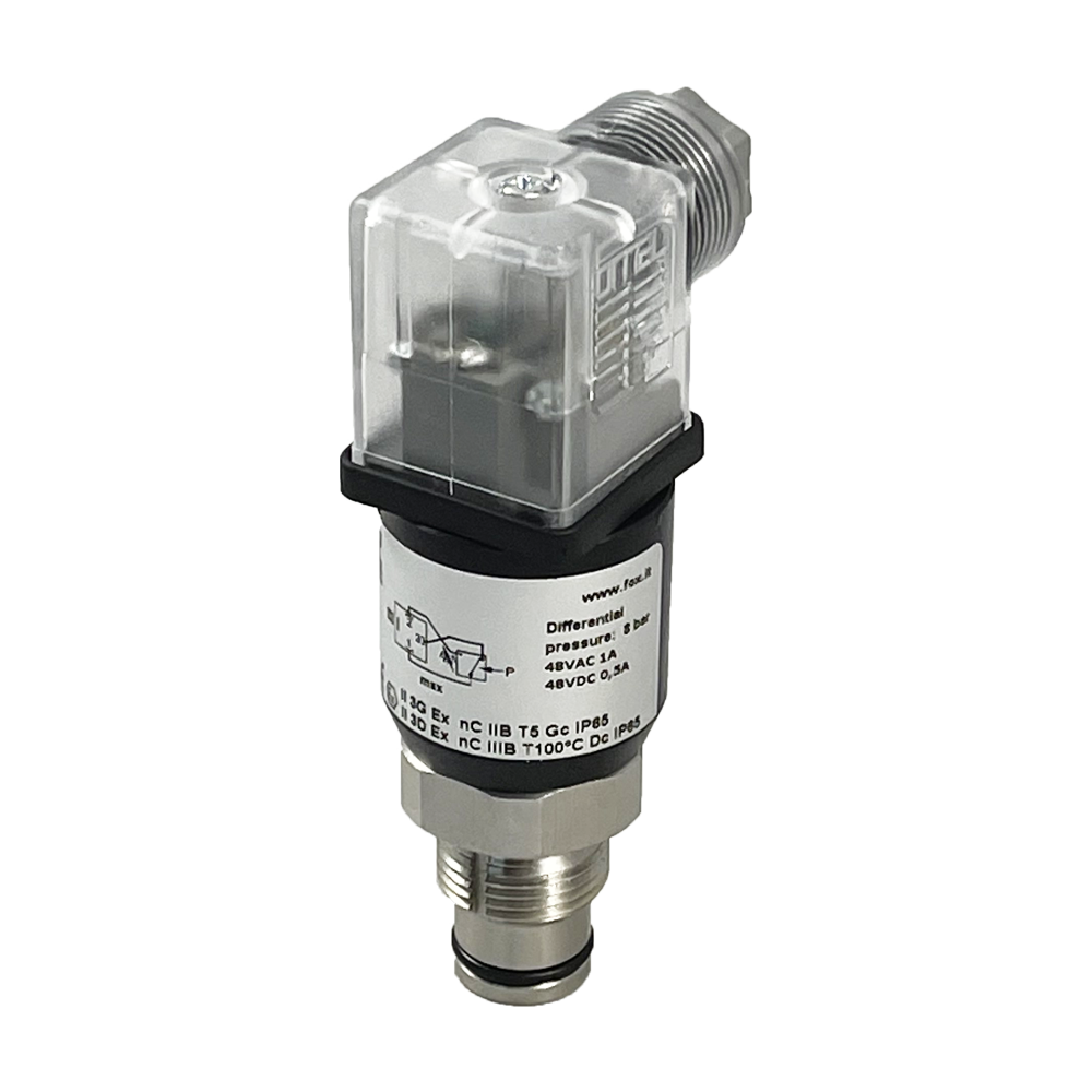 Electromechanical differential pressure switches
